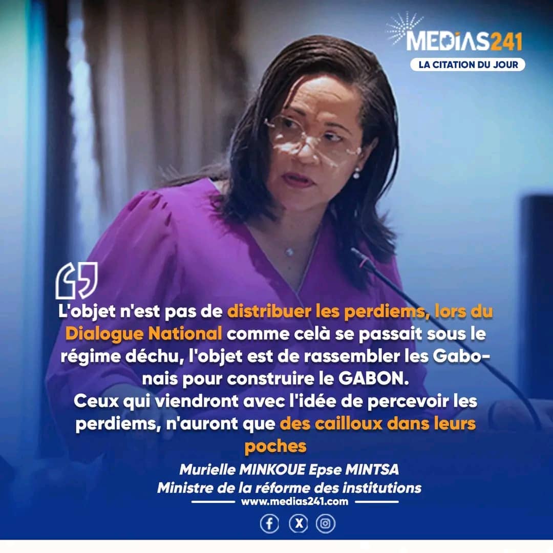 À bon entendeur salut 😜
#DialogueNational #Gabon #Medias241 #LPJG