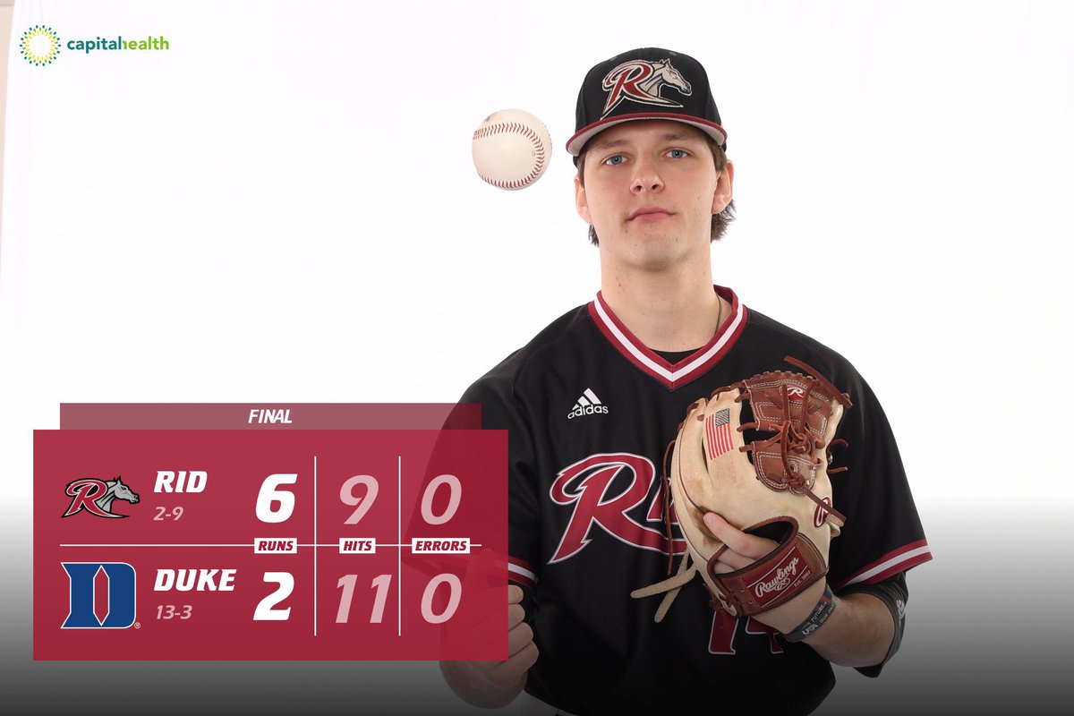 Clayton Poliey just pitched 8 shutout innings for Rider in which he struck out 8 against #6 Duke leading the Broncs in their second win of the season!
