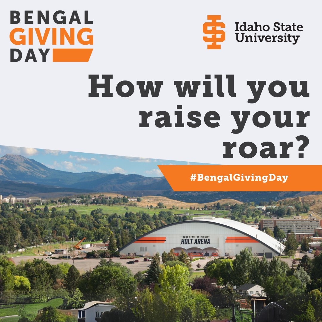It’s time to ROAR! Learn more at bengalgivingday.com and support ISU students!