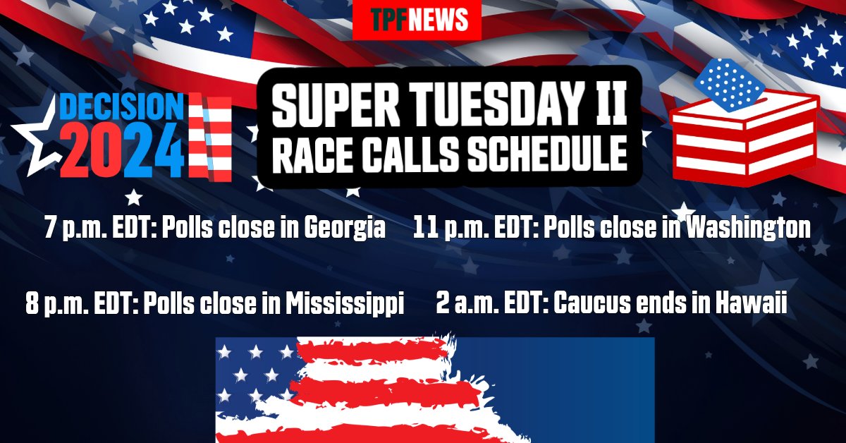 #SuperTuesday II Race Call Timeline