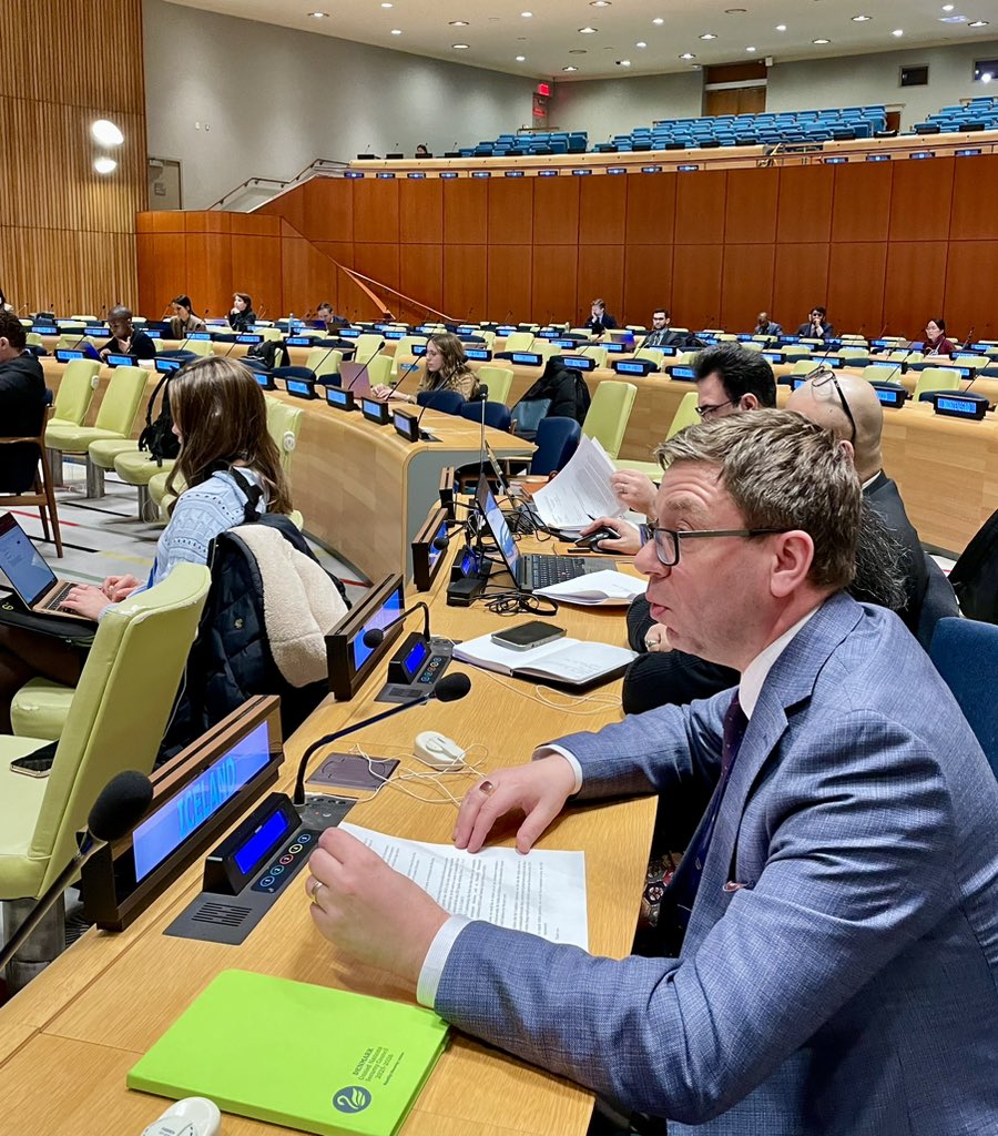 The #ICP🌊 mtg in June is an opportunity for cross-sectoral discussion on the pivotal role ocean foods play to advance food&nutrition security, mitigate and adapt to #climatechange and advancing sustainable development - said PR @jvaltysson today. #BlueFood #SDG14 🇺🇳🩵🐟