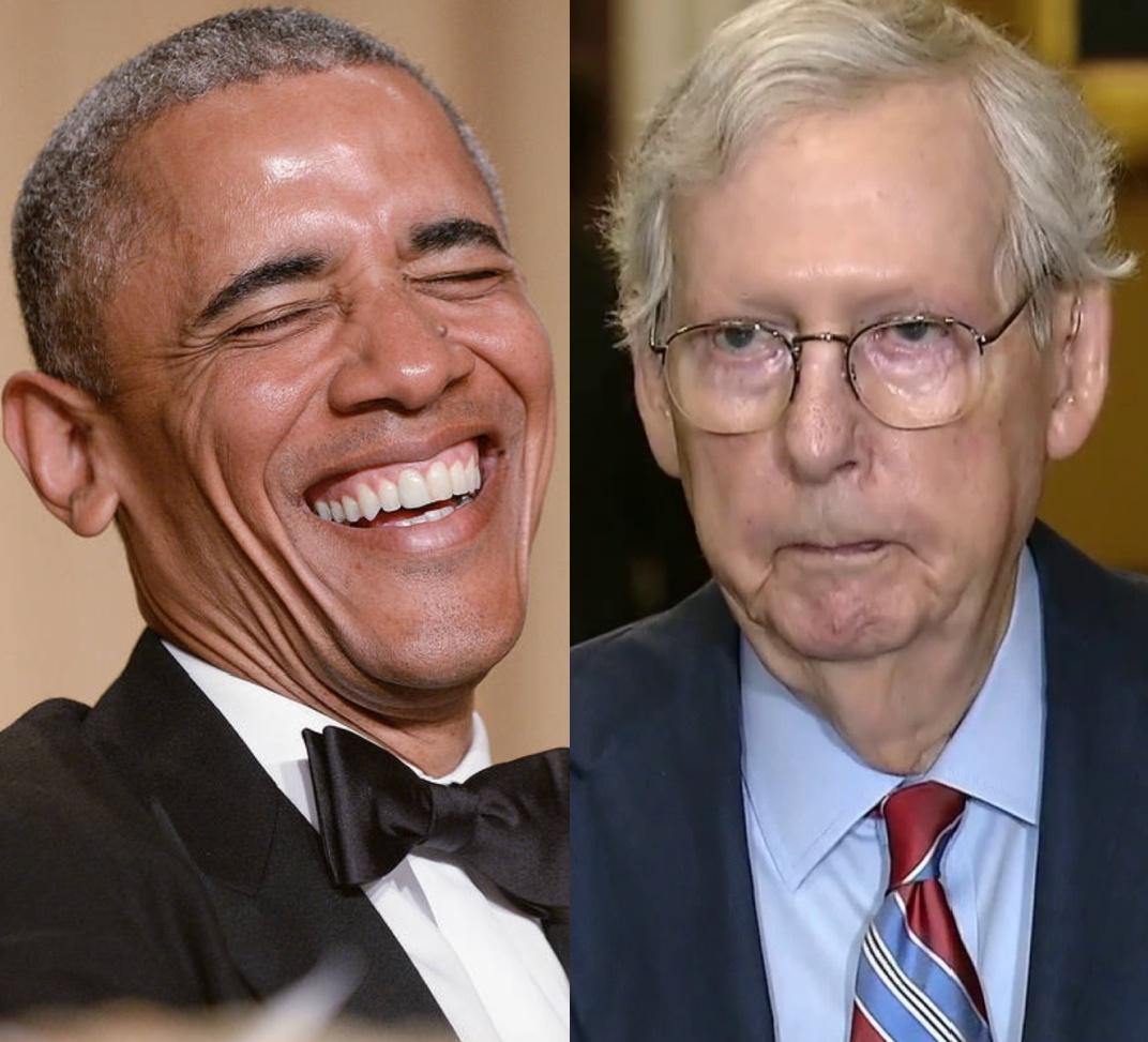 BREAKING: Senate Minority Leader Mitch McConnell finally throws in the towel and admits that Obamacare is here to stay — despite aggressive Republican efforts to repeal it. President Obama's legacy is now set in stone.... McConnell said that while Trump is still blustering and