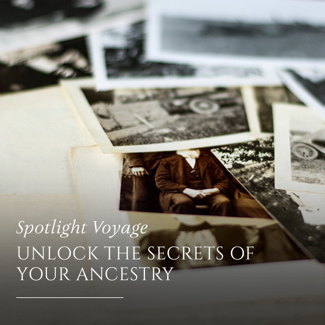 Explore your roots aboard a Spotlight Voyage. Uncover the mysteries of your DNA as you journey through the Mediterranean or Northern Europe. Read more bit.ly/3v9WfAK #LuxuryGoesExploring #OnTheBlog