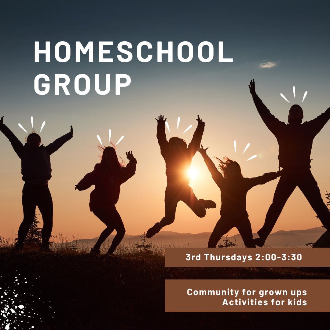 uucbv's tweet photo. Homeschool Group
3rd Thursdays 2:00-3:30

Community for grown ups
Activities for kids

Next Meeting: March 21 https://t.co/jAMc6mX2Gs