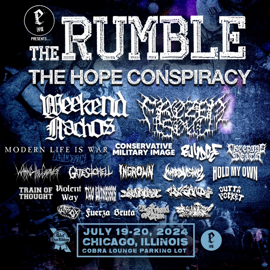 tickets on sale friday at 12pm central

linktr.ee/therumble