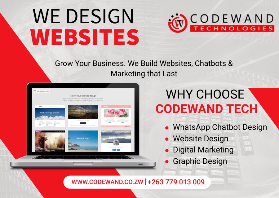 codewandtech's tweet image. Website Design 0779 013 009