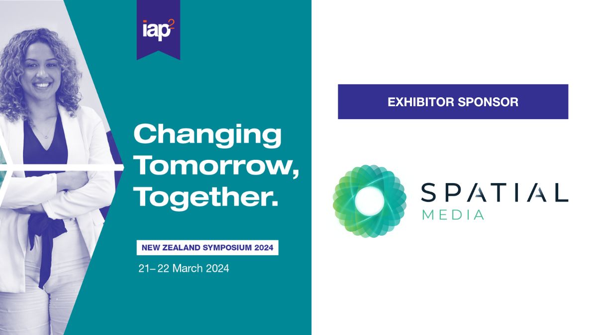 IAP2A's tweet image. #IAP2Australasia #NZSymposium2024 sponsor. #SpatialMedia create digital tools to help people engage with the future. Through digital engagement assets that articulate the story of a project, audiences are empowered to understand, interact &amp;amp; share the vision of their future place.