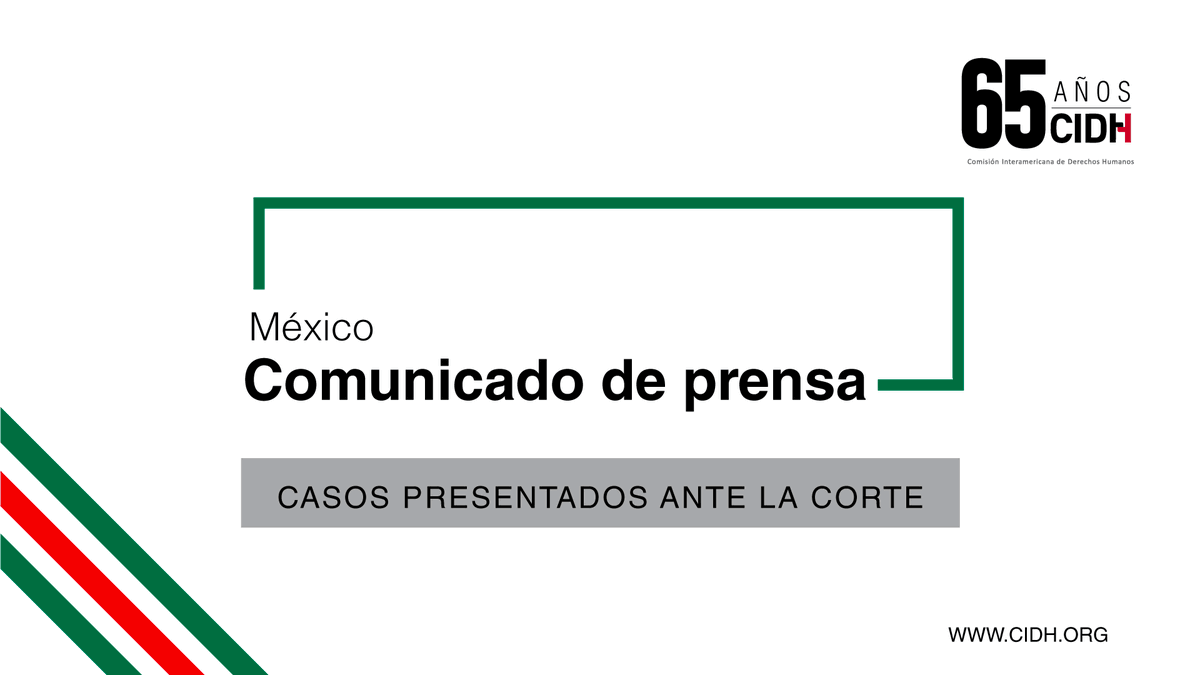 CIDH's tweet photo. #CIDH presentó ante @CorteIDH caso de #México por la desaparición, violencia sexual y muerte de una adolescente en Ciudad Juárez.
#DerechosHumanos 👉🏾 https://t.co/tE0dSBXXVD https://t.co/ppi39S0Erw