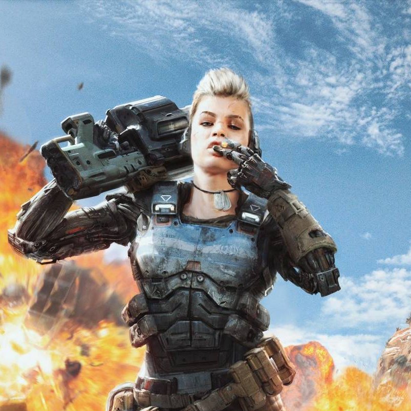 The Black Ops 3 Operator Art was Tough