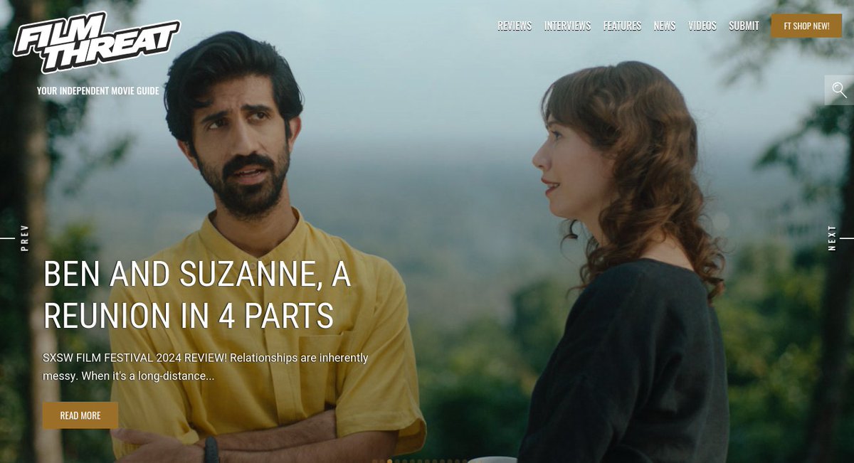 “…Ben intends to spend a few weeks with his partner…Suzanne’s job has taken over her existence.” Benjamin Franz shares his thoughts on the <a href="/sxsw/">SXSW</a> title Ben And Suzanne, A Reunion In 4 Parts.
filmthreat.com/reviews/ben-an… #SXSW #FilmThreatSXSW #SXSW2024