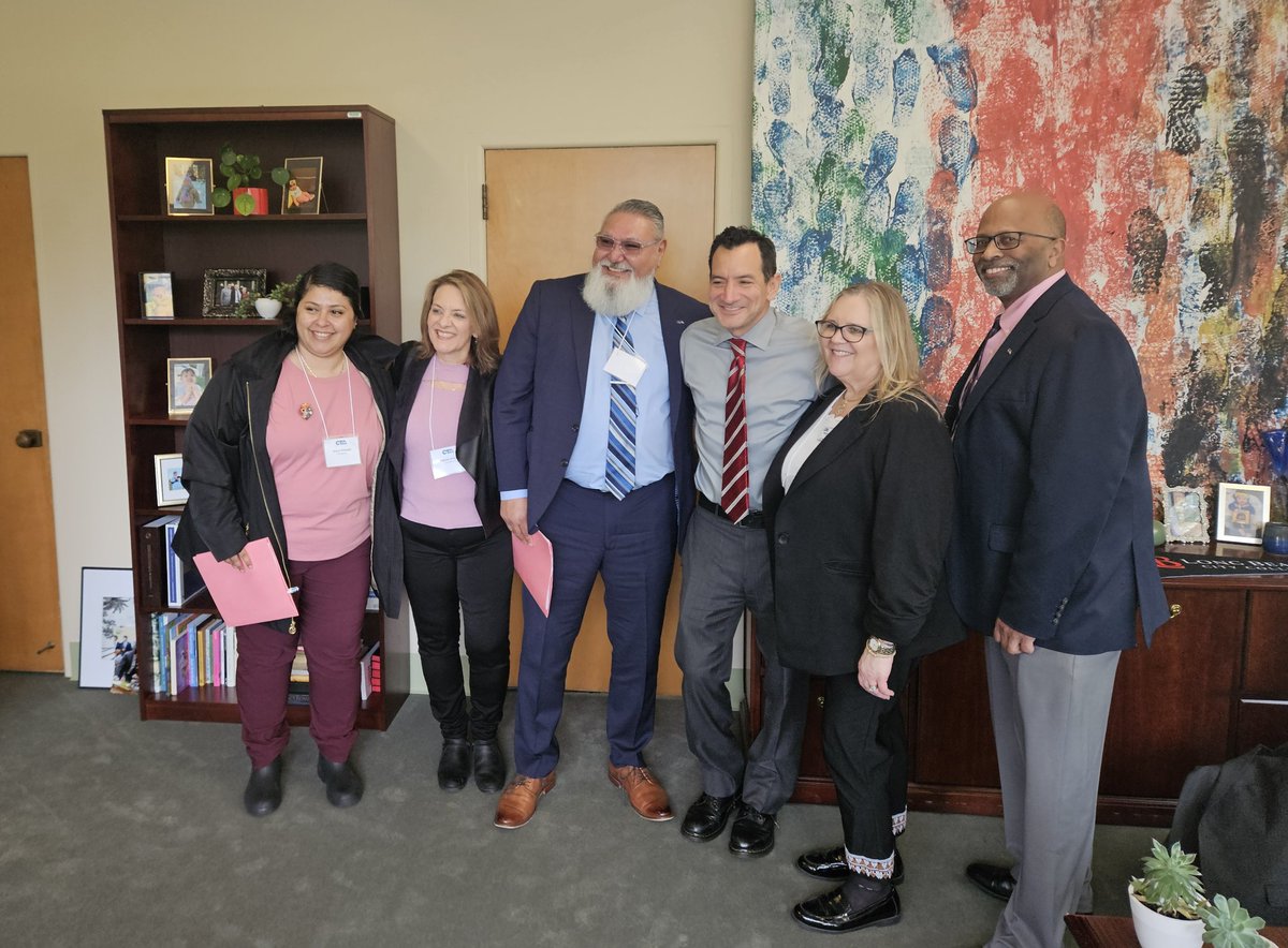 With my <a href="/WeAreCTA/">California Teachers Association</a> colleagues lobbying for #AB2901, the Pregnancy Leave for Educators Act at Assemblymember Rendon's office @RendonAD62 and other legislators offices. ✊🏼