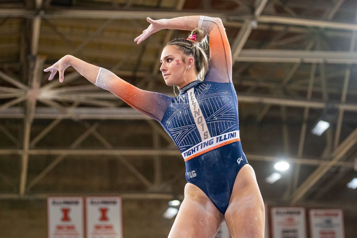 IlliniWGym's tweet photo. Senior Spotlight: Amelia Knight

"I am grateful for the opportunity I have had to represent the University of Illinois. Thank you for all the support from family, coaches, and teammates and for always believing in me. I am excited for next chapter! I L L 🧡💙"

#Illini // #HTTO https://t.co/mX6KWdsN2n