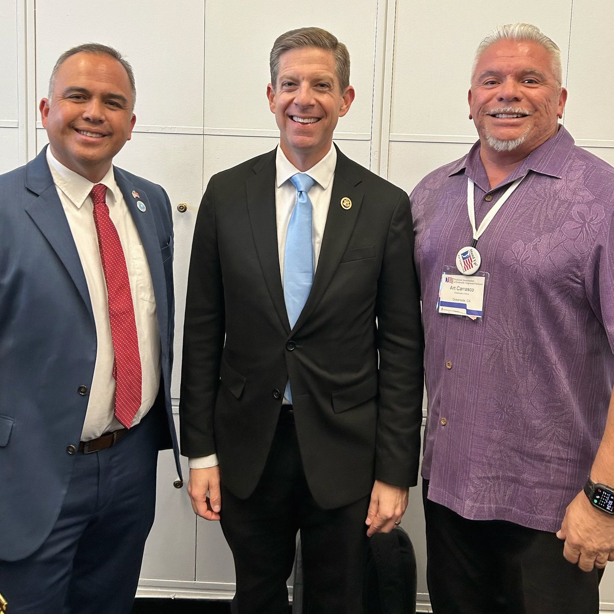 At Capitol Hill advocating for full funding of #ImpactAid. Thank you Rep. <a href="/MikeLevin/">Mike Levin</a> for your support of our military connected students. <a href="/NAFISschools/">NAFIS</a> @OsideSup