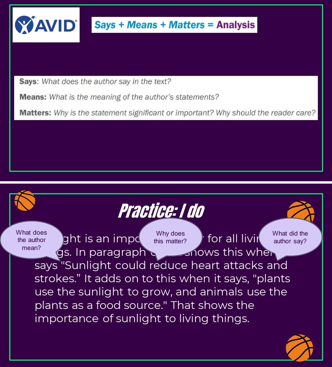 Love a great @AVID4College strategy that doubles for reading analysis and writing elaboration!Thanks, @HolcombBridgeMS ELA team for having me out today to support.