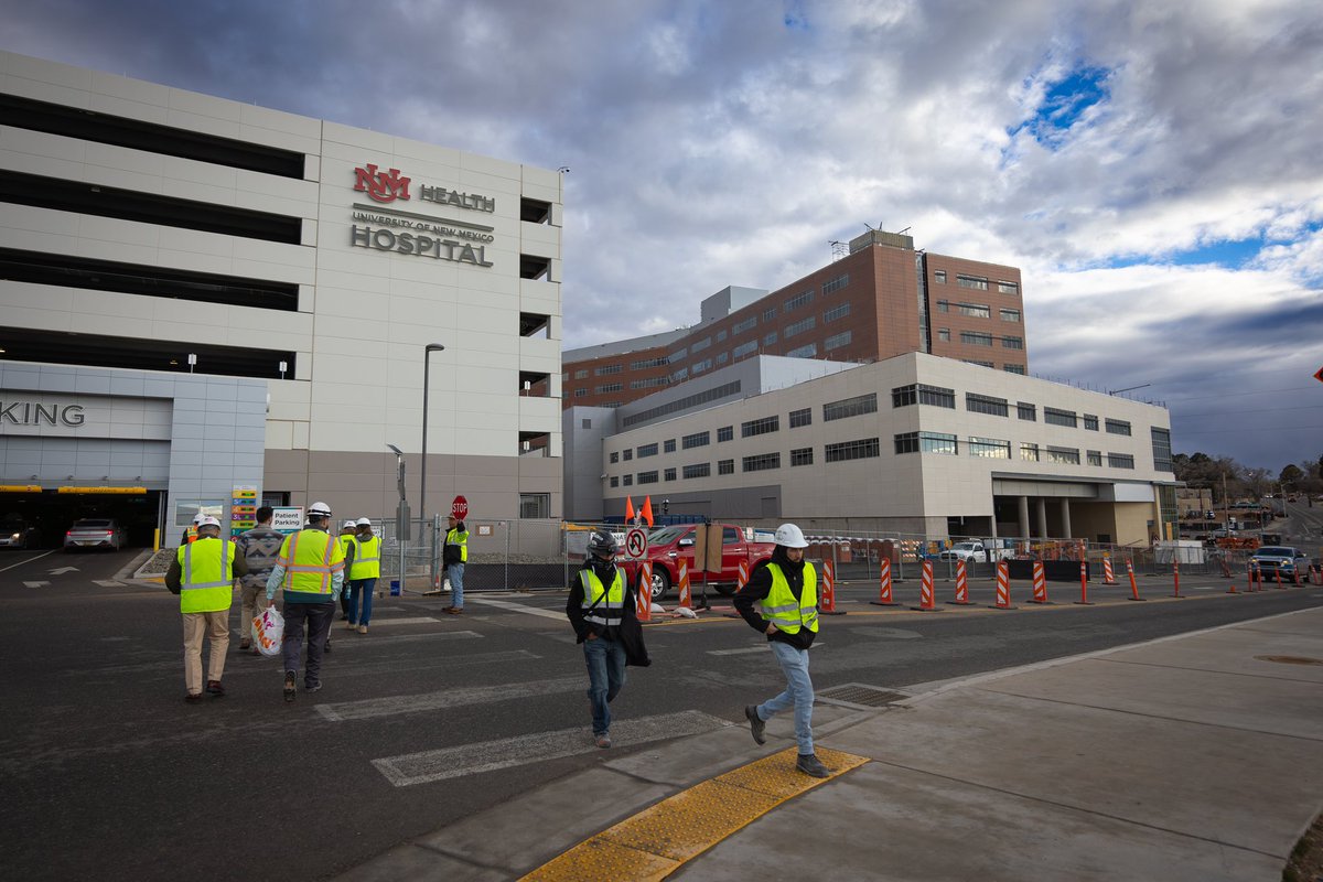 UNMHospital's tweet image. Growing bigger and better right before our eyes 🚧
