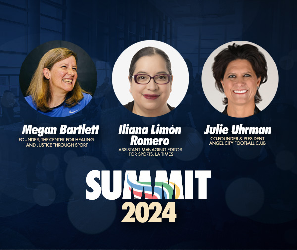 In honor of #WomensHistoryMonth 3 leaders are added to #PlayEquitySummit24 – Megan Bartlett of @CHJSorg, Iliana Limón Romero, sports editor of @latimes & Julie Uhrman, president of @weareangelcity Register: la84.org/summit-2024 #playequityfund #youthsports #sportseducation