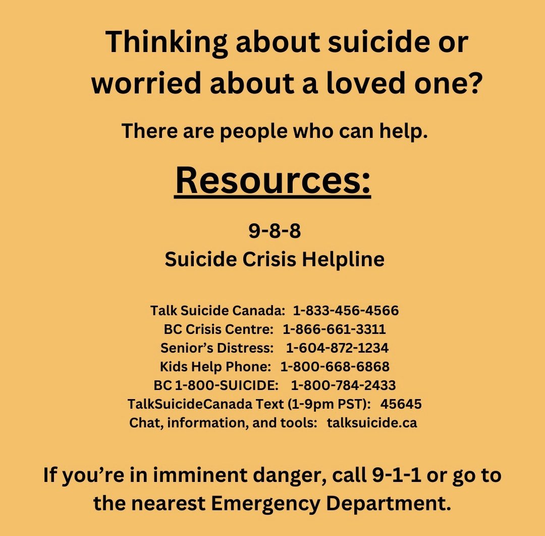 Sending sincere condolences to @VancouverPD & @RNC_PoliceNL on the untimely deaths of their members. If you're struggling, PLEASE reach out. If you're ok, check on your coworkers. #ReachOutCheckUp. #BeTheLight to those in pain. #NoStigma 💙