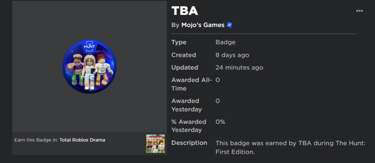 Lily on X: “Another game added to the Hunt event, Total Roblox