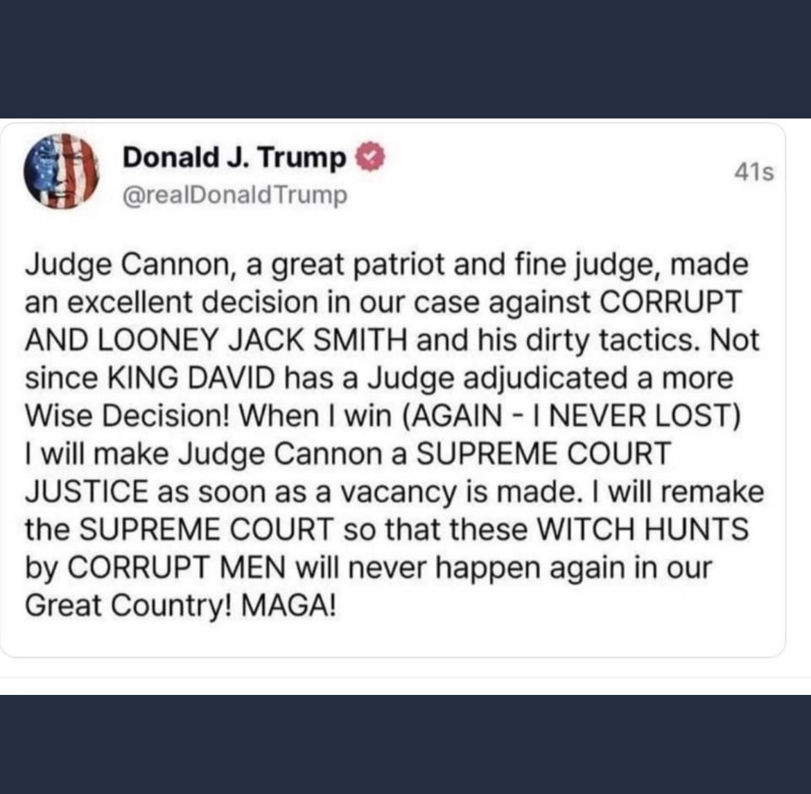 SharisseCalder1's tweet photo. @VADSmith56 She’s banking on his promise 👇🏻 https://t.co/aNohcrsEj9