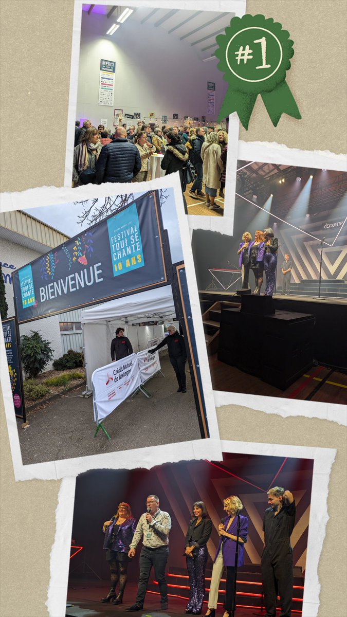 Ce soir c'était l'inauguration de la 10ème édition du Festival Tout Se Chante à Guipry-Messac dont le CMB est fier d'être partenaire officiel.
Un très bel anniversaire fêté en compagnie des Coquettes <a href="/LesCoquettesoff/">Les Coquettes</a> <a href="/CMBretagne/">CMBretagne</a> <a href="/CMB_DD35/">Crédit_Mutuel_DD35</a> <a href="/ComcomVHBC/">Vallons de Haute Bretagne Communauté</a> <a href="/MJCGuipryMessac/">MJC Guipry-Messac</a> <a href="/CMBVSV/">CCM VAL SUD VILAINE</a>