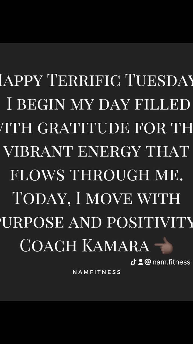 N A M Fitness & Holistic Health Entrepreneur tweet media