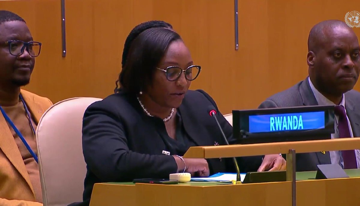 At #CSW68, @RwandaGender's @Dr_Uwamariya highlighted Rwanda's progress on gender equality through policies boosting women's labor force participation, access to finance & digital financial services - a model for empowering women & inclusive development