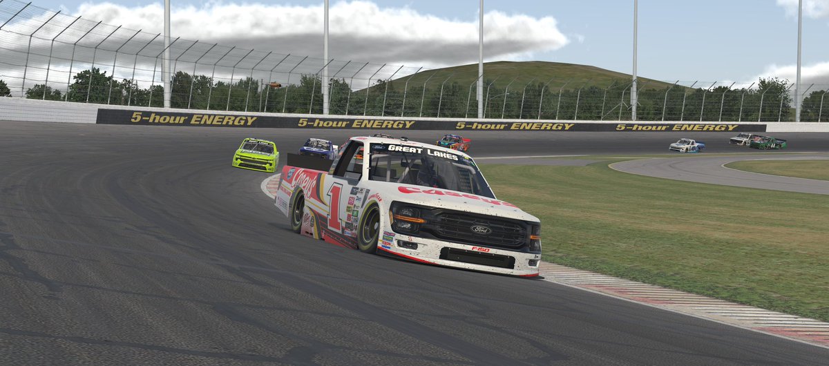 RacingSpectrum's tweet photo. Our @GreatLakesRace Truck results from WWTR:
 
3rd @JDarling221 #1
6th @AshtonLawson10 #26 (AND pole!!!)
7th @SpencerROwens12 #23
13th @EeeeJaayKaay #63
26th @fitzyg_16 #14

#iracing #eracing #glts  #nascar #nastruck #stockcar #racecar #stlouis #rollemup https://t.co/cZ0uCZXg6a