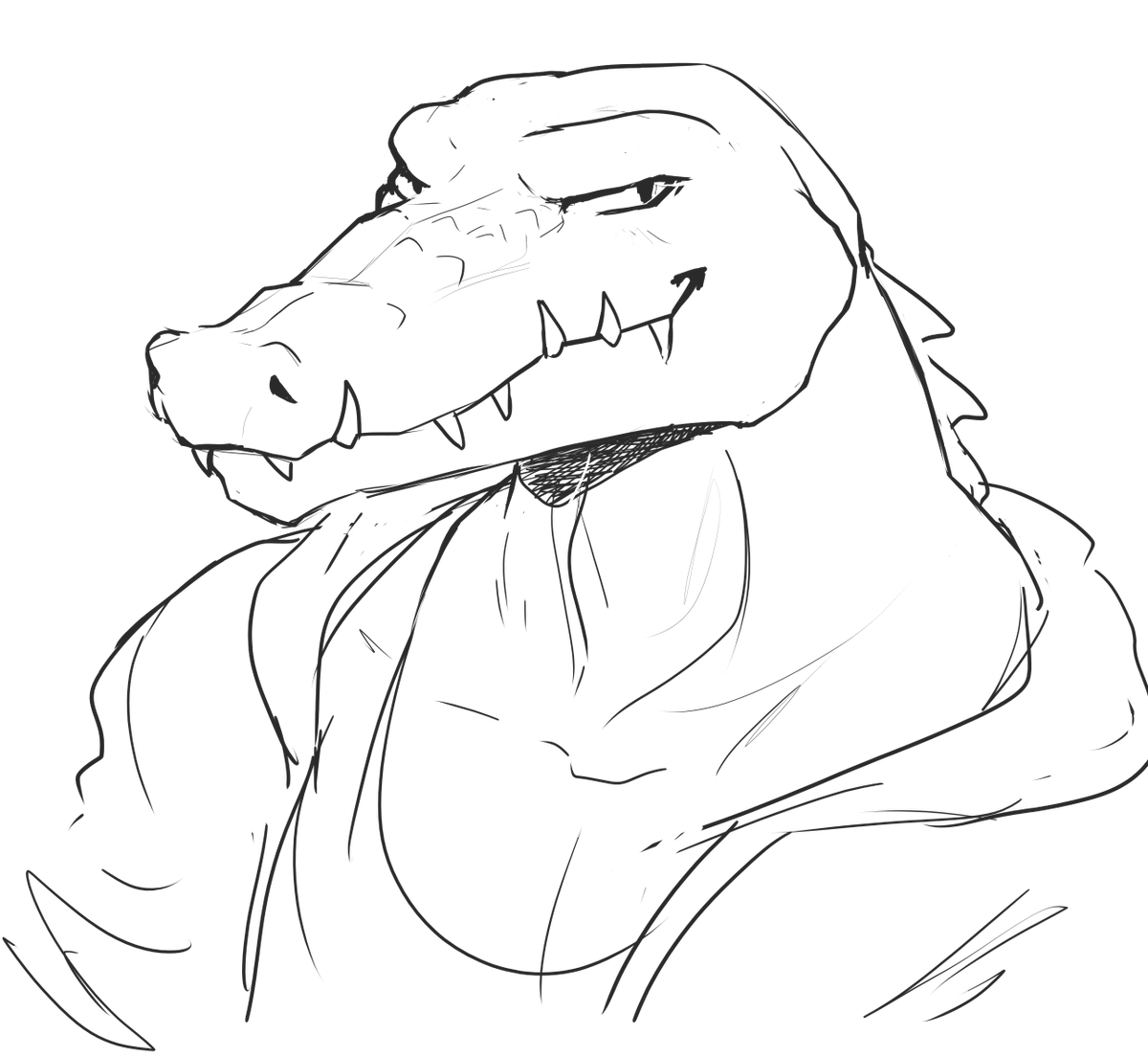 it's been so long since i've drawn <a href="/TwoM_designs/">MattieGator (On BSKY)</a> 's louie, thanks for the warmup 🐊