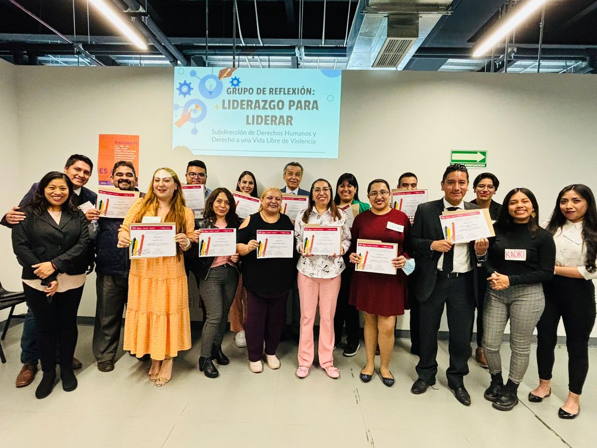 Finanzas_CDMX's tweet photo. ▶️ En el marco del #8M concluimos grupo de reflexión, en donde se abordaron temas como la gestión emocional y la resolución de conflictos, para fomentar ambientes laborales libres de violencia en la #SAF. https://t.co/X9k9c146EW