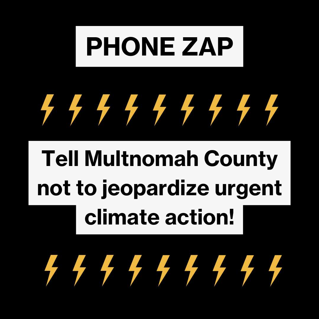 Attention Multnomah County residents! Can you call the County to help save urgent climate action??? More info and script below in thread ⬇️🧵