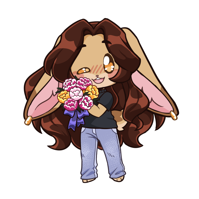 Miss_mossball's tweet photo. Today's featured commission is an itty bit chibi I did for @NotThatWeirdRa1 !!
#ittybitchibicommission #ittybitchibi #furry #anthro #rabbit #flowers #carnations #bunny #cute #doodleheaven https://t.co/VnYY6PNP1Q