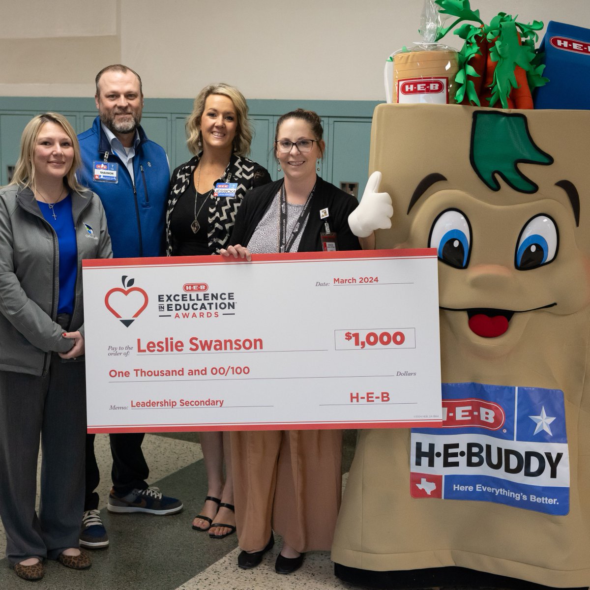 HEB Excellence in Education tweet media