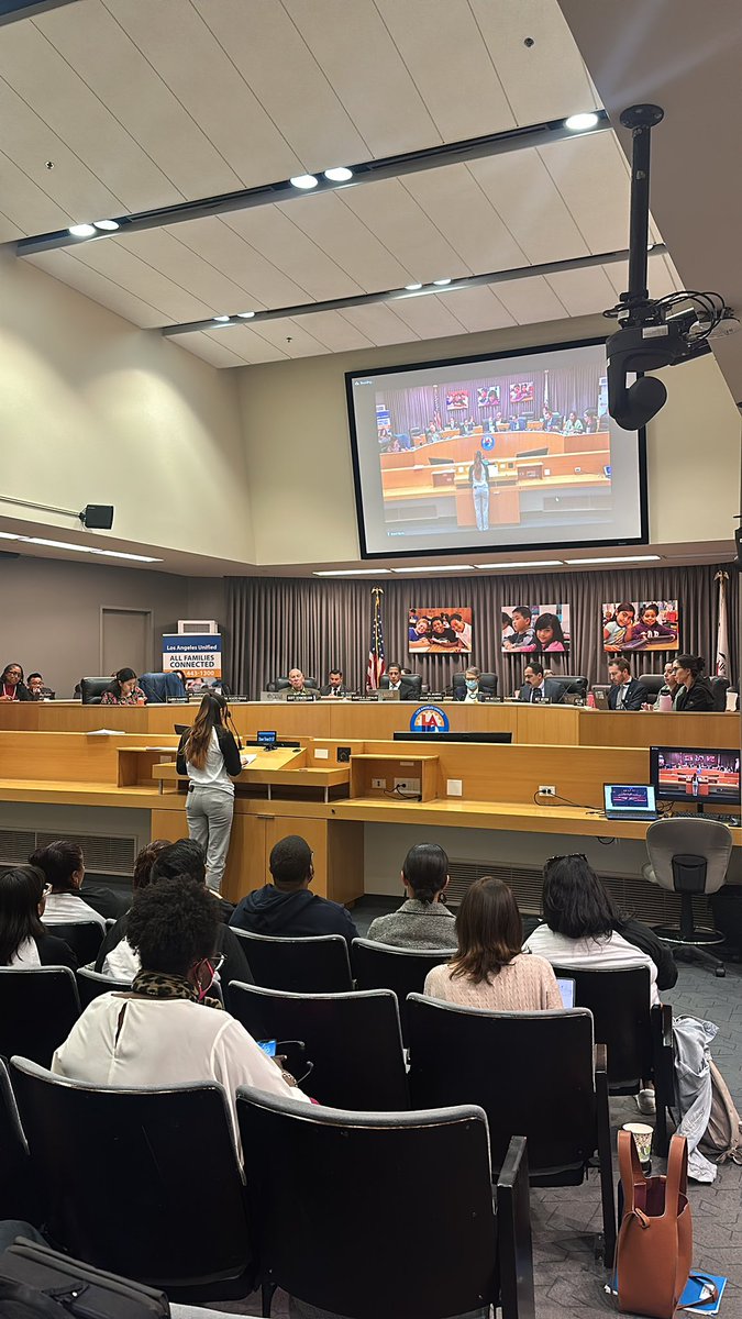 “Every student matters, every student deserves to have a high quality education.” Ivanah Ruby Maldonado with @CoCoSouthLA at today’s @LASchools’ Board meeting.