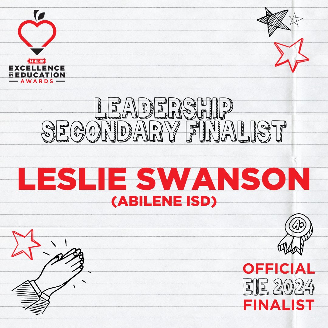 HEB Excellence in Education tweet media