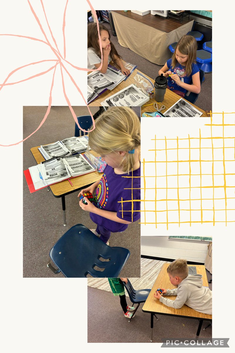 RedavidDeb's tweet image. Second grade 🎯 students learning algorithm to solve the Rubik Cube. Love their perseverance! @VaughanRockets @CobbAlp #SOARon #lovetothinkhere