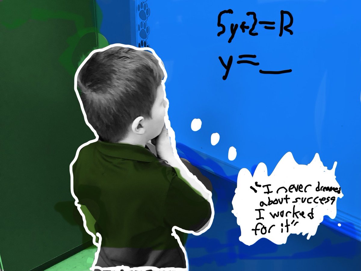 Students in 3-5th grade used <a href="/appyteacher/">Melissa Piette</a> #EveryoneCanCreate lesson to create #PopArt Mantras. SS used a combination of Camera and Markup and focused on positive affirmations that they can go back and reflect on. #AppleDistinguishedSchools