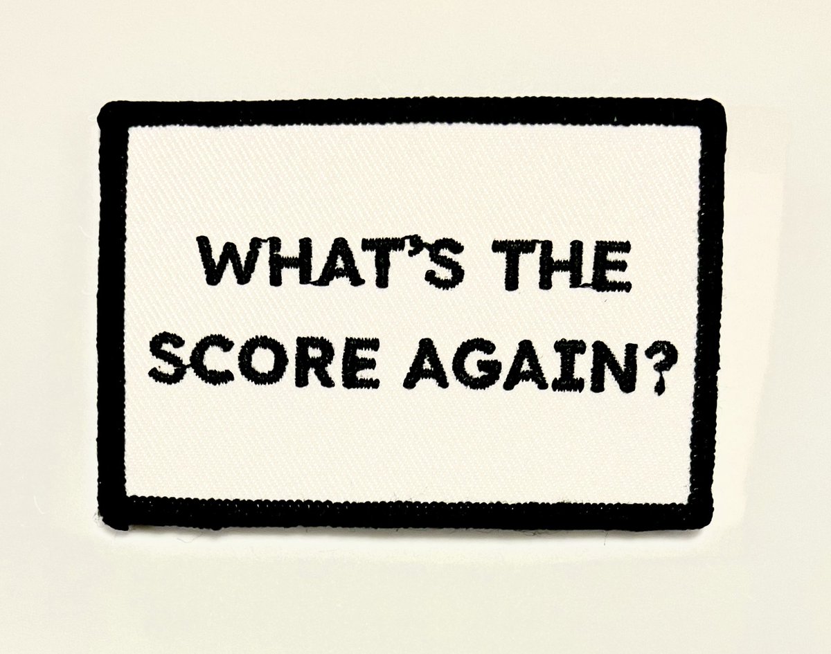 CornholePatches's tweet photo. We quietly released this patch last year, and it’s turned out to be quite the hit! I’m sure many of you can relate 🤣

Get this &amp; over 200 deeply-discounted, velcro-backed cornhole patches here ⬇️

https://t.co/380QLv8wAr https://t.co/CWNi9ZrsiS