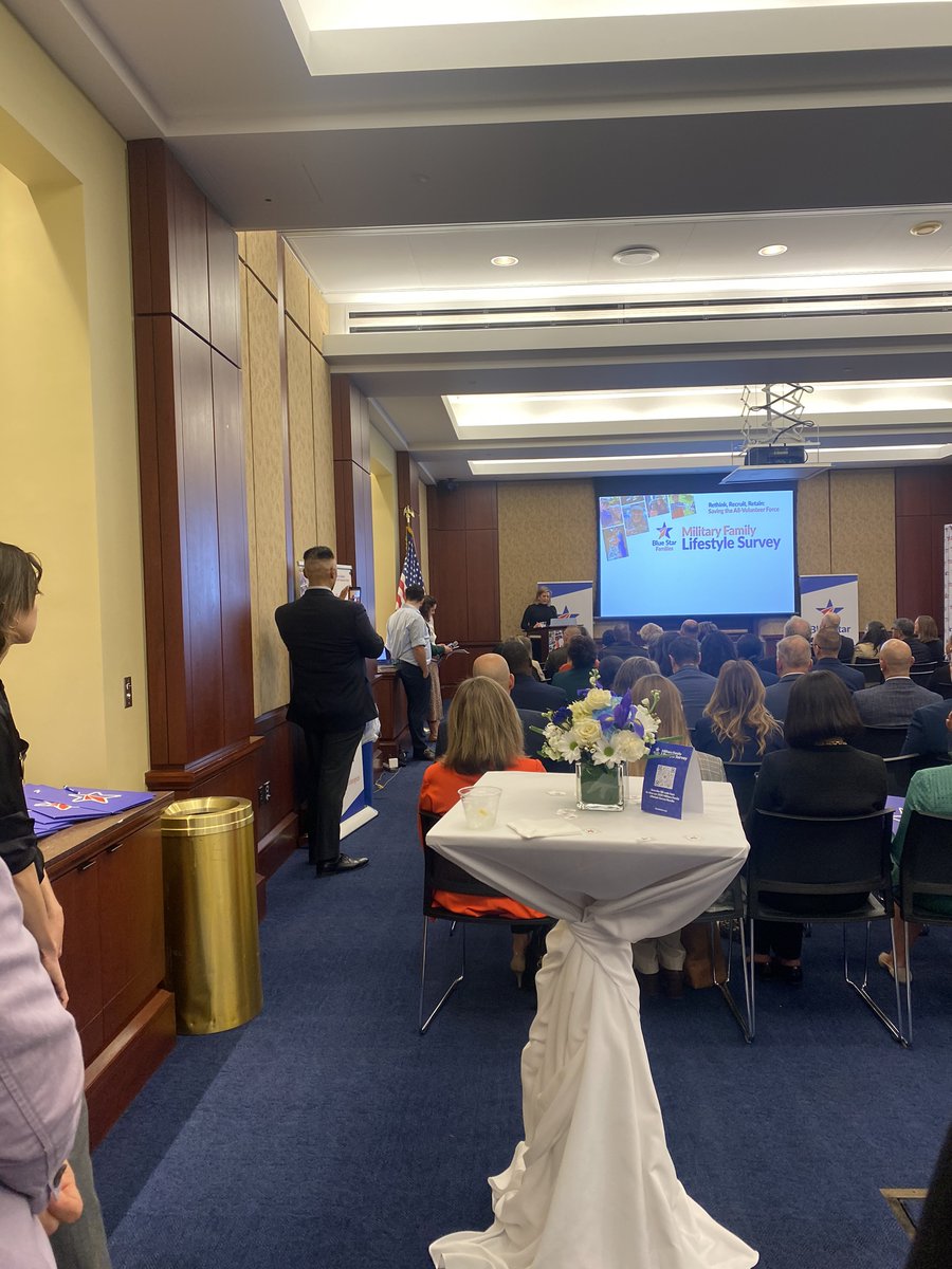 #BSF hosted the Rethink, Recruit, Retain: Saving the All Volunteer Force, spotlighting this year’s MFLS findings today! Thank you @craignewmark, @brikeilarcnn, @donjbacon, @rephoulahan, and @navymcpon for advocating among our #MilFams. Stay tuned for the full release!