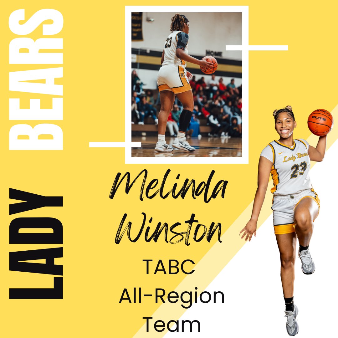 🎉 Congratulations to Melinda Winston! 🌟 We're thrilled to announce her selection to the TABC All Region team for the 3rd consecutive year! 🏀 #aliefproud