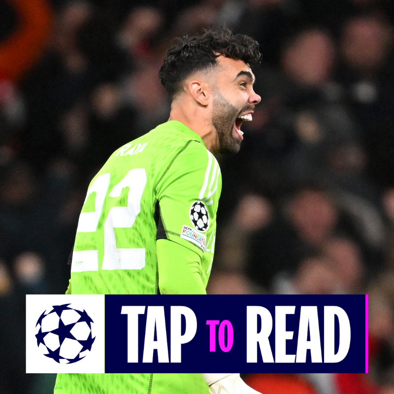 ChampionsLeague's tweet photo. 🗞️ Report: Gunners win on penalties to reach quarter-finals

#UCL