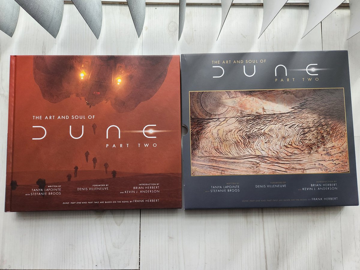 Look what arrived today! The beautiful The Art And Soul of Dune Part Two. What an absolutely handsome book for hardcore fans of the movie. Great job @TanyaLapointe! @insighteditions #DunePartTwo