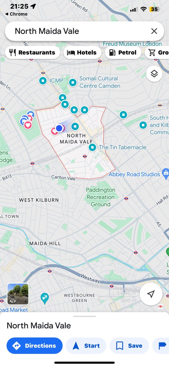 Hi @googlemaps can we please have Kilburn back, Kilburn has been here since the 13th Century, there never has been a place called North Maida Vale?