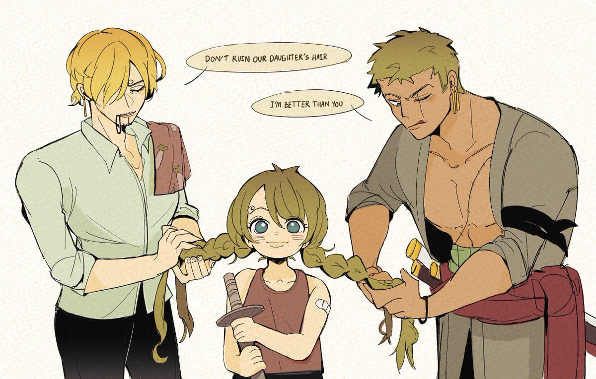 I know they can braids! Their daughter has great hair every day #zosan
