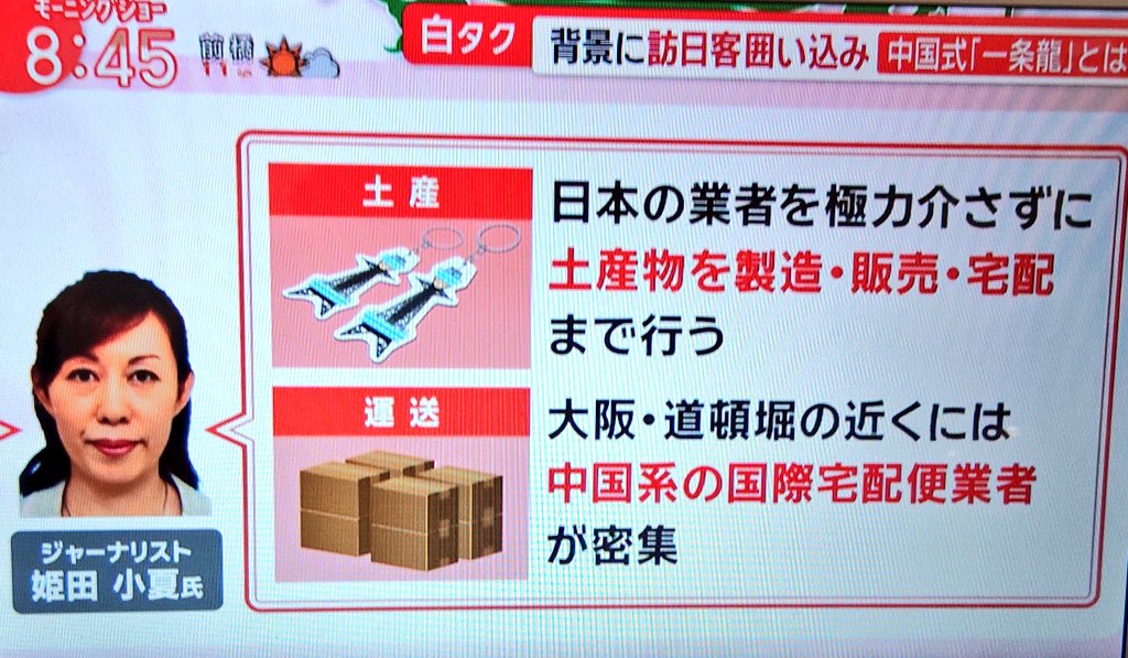 ZanEngineer's tweet photo. 【悲報】インバウンド、外国人がいくら来ても、中国しか儲からない。

まさかのお土産までMade in China。それもう中国旅行なんよ。 https://t.co/YA4XEeI1IP