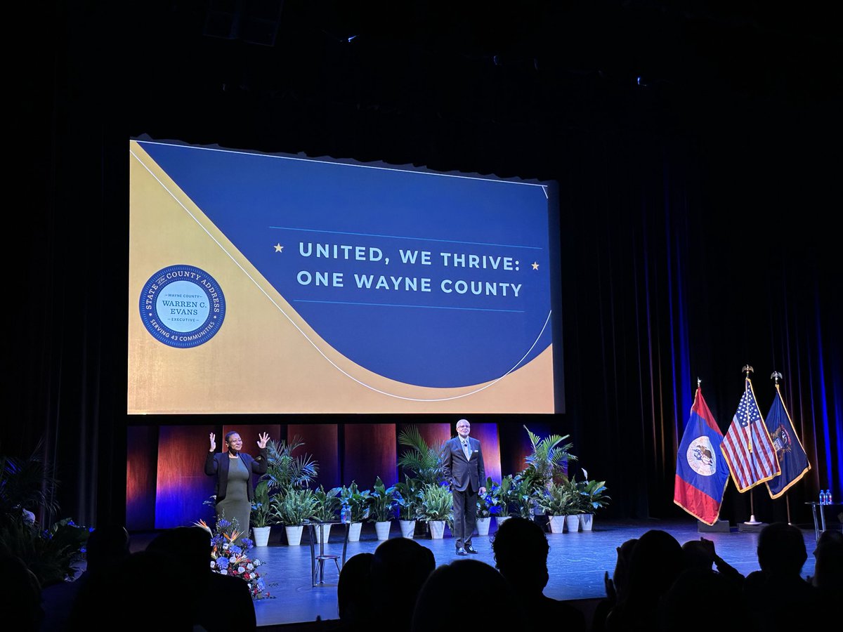 Big things happening in @waynecountymi. The work being done to improve the health, safety, and wellbeing of Wayne County residents is truly inspiring. Together we thrive! #OneWayneCounty