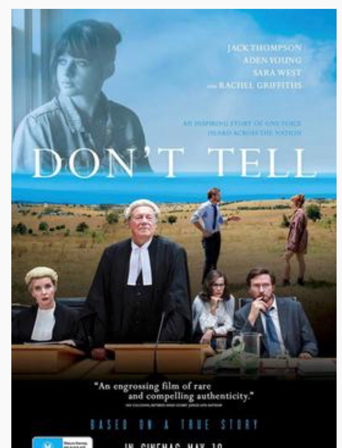 Smartcairns11's tweet photo. ‘Don’t Tell’ - the film is Australia’s ‘Spotlight’, based on systematic #child sexual abuse by a #religious institution. 
The child victim spoke out &amp; #Anglican #GG #Hollingsworth resigned. 
Missy Higgins song "Torchlight" was composed for film.
#Cranbrook #Sydney 
@ChildAbuse https://t.co/6QoL3ZQBfK