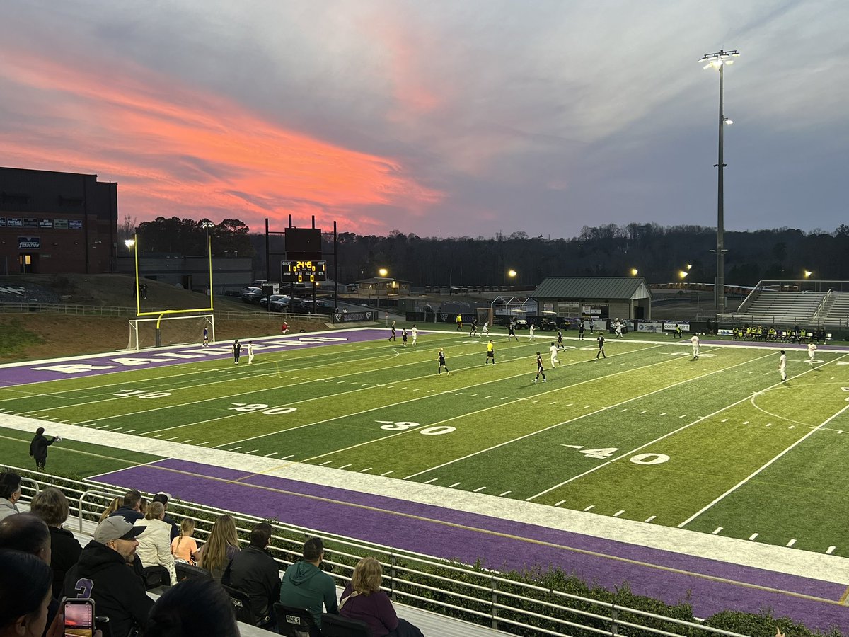Out supporting <a href="/NOFOSoccer/">NOFOSoccer</a> on a gorgeous night in Raider Valley! 💜💪🏼🖤