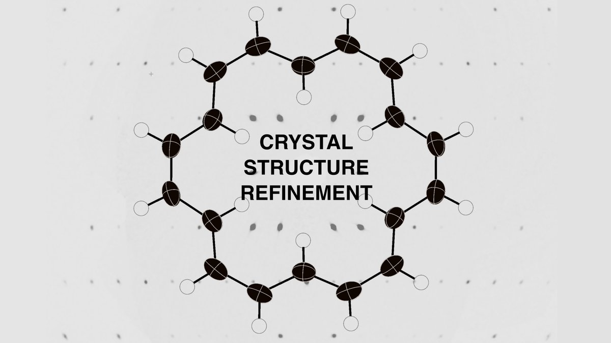 My small teaching project is done. 📽️ A series of videos about crystal structure refinement! I struggled a lot when I was learning it myself and couldn't find resources that would describe/show it sufficiently, therefore decided to take care of it. (1/5) youtube.com/@WojtekStawski…