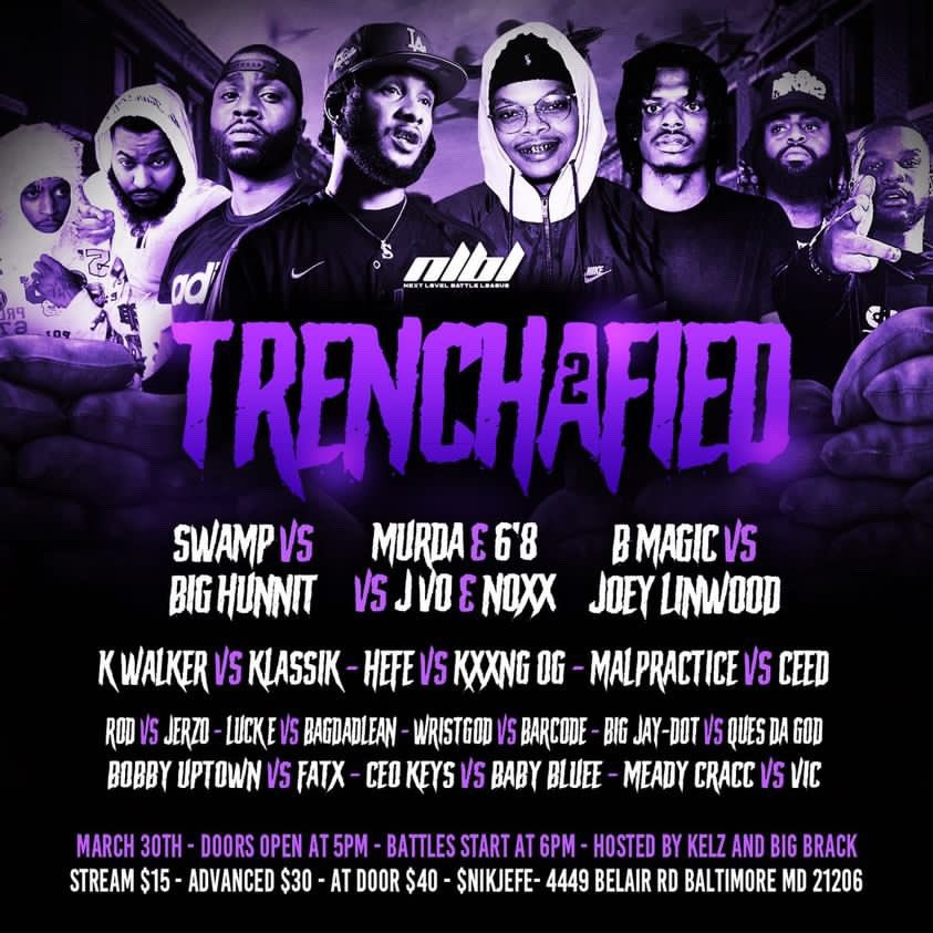 BigHunnit216's tweet image. This has the makings to be the best NLBL card in our history 💯 We got old NLBL (J-Vo, Knoxx, Kxxng), New NLBL (Me, Joey, Ceed, Fatx), 6’8 and Murda 1st 2v2, Swamp, B Magic, K Walker and alot more FIRE battlers 🔥🔥🔥  

If you in the DMV area then pop out ‼️ $40 at the door ‼️‼️