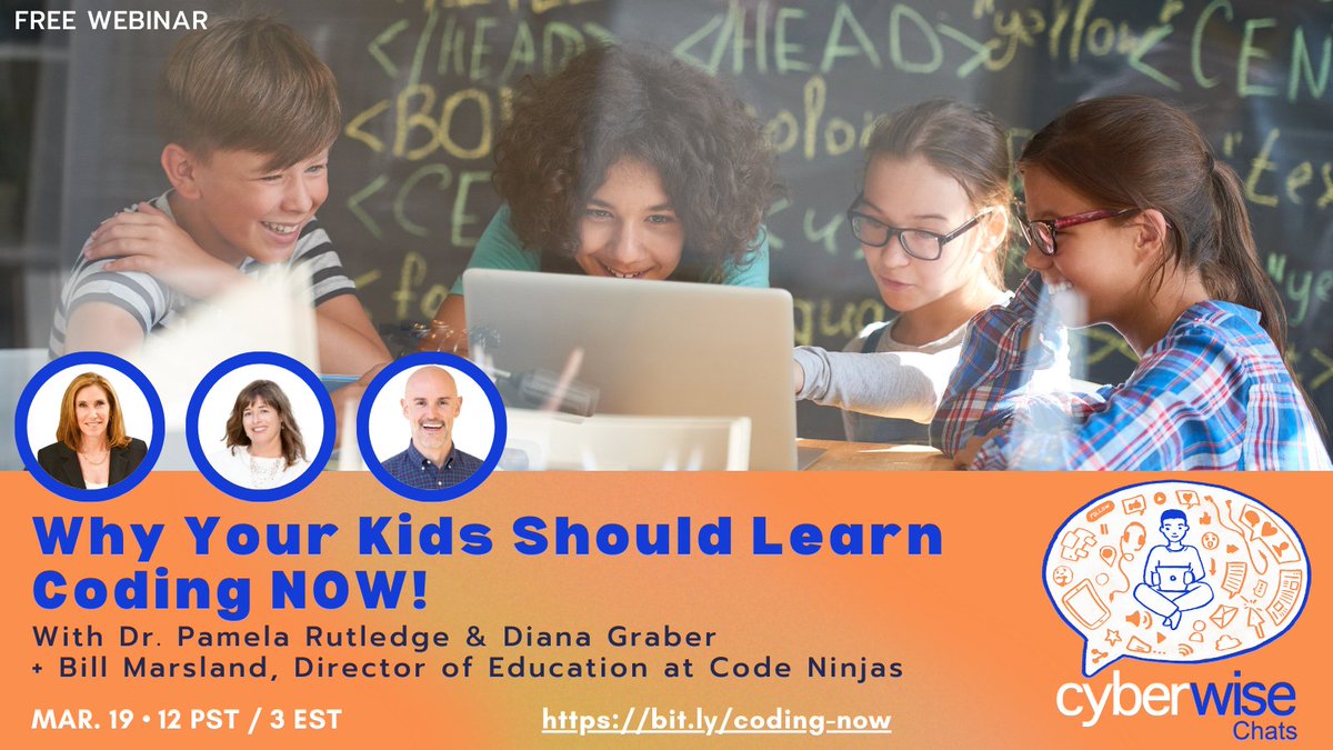 cybercivics's tweet image. Dive into the world of coding with us in our upcoming webinar featuring @CodeNinjas! Join us as we explore the exciting opportunities for students to develop essential coding skills in a fun and engaging way. #CodingWebinar #CodeNinjas #DigitalSkills
us02web.zoom.us/webinar/regist…